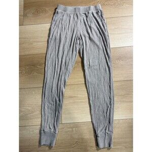 Haven Well Within Ribbed Knit Jogger Pants Loungewear Women's Size XS Gray